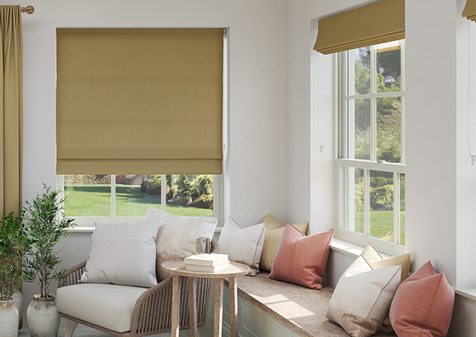 Carina, Ochre - Roman Blind - Image 3